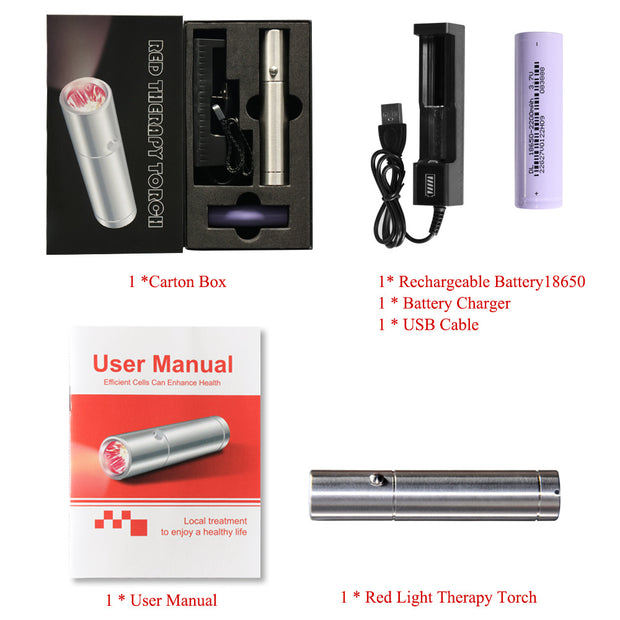 Led Therapy Flashlight Portable Beauty Lamp RL09A-Lite