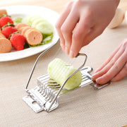 Stainless steel kitchen gadget egg slicer egg cutter Century egg splitter