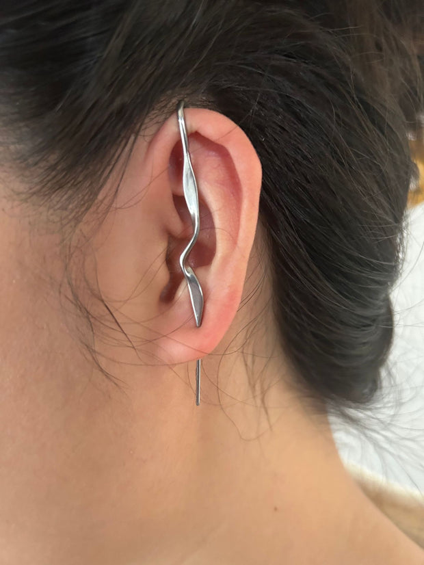 Stainless steel casting tiger snake ear hanging ear