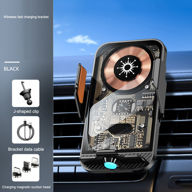 C11 car holder wireless phone charger infrared induction