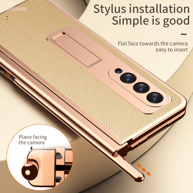 Samsung Fold3 phone case folding with pen