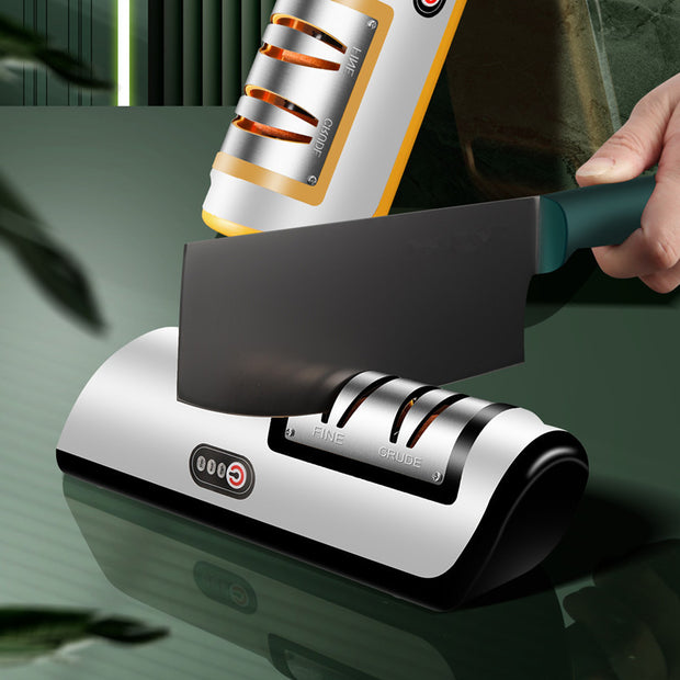 Electric knife sharpener kitchen gadget multi-function artifact knife