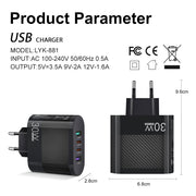 2USB Type-C 30W Mobile Phone Charger