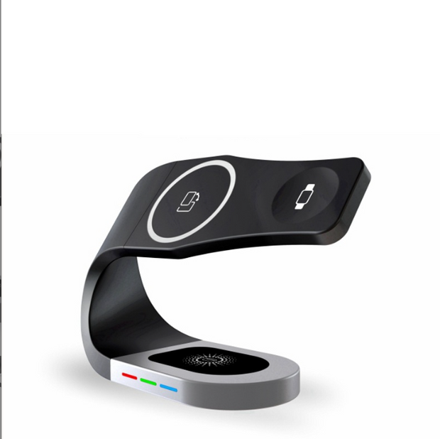 Magnetic suction multifunctional wireless charger suitable for iwatch