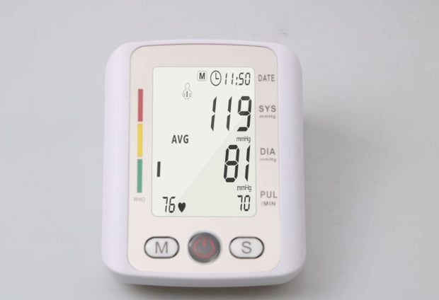 Automatic arm type electronic blood pressure meter