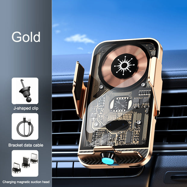 C11 car holder wireless phone charger infrared induction