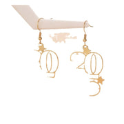 New digital earrings creative fashion boho style 2025 design new year earrings