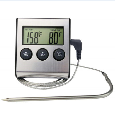 Kitchen Food Thermometer Electronic Timer Probe