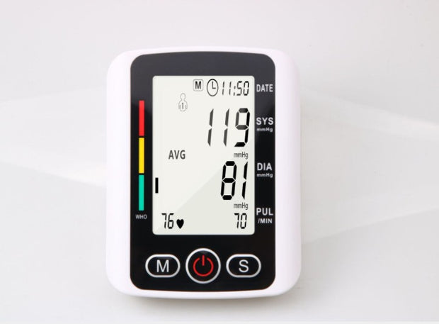 Automatic arm type electronic blood pressure meter