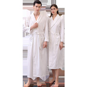 Thin satin bathrobe with quick drying water absorption for couples women's