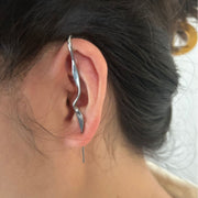 Stainless steel casting tiger snake ear hanging ear