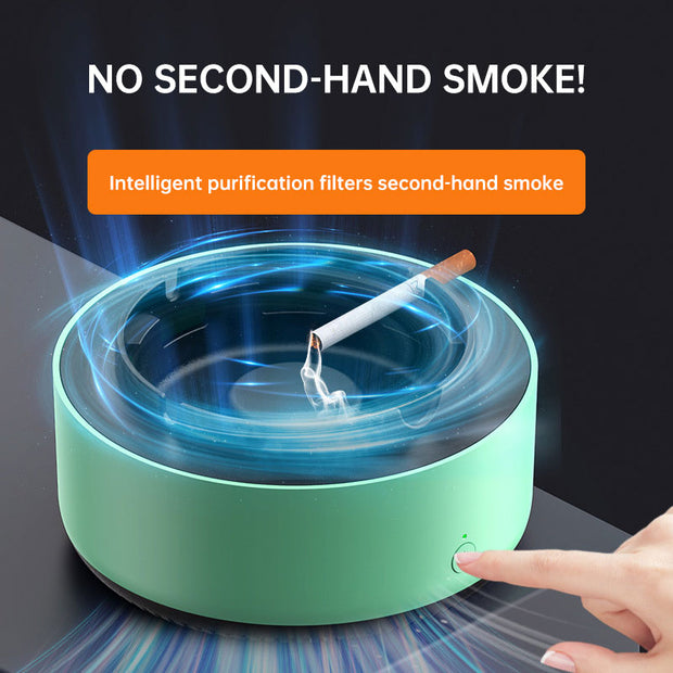 Electronic intelligent ashtray air purifier household creative