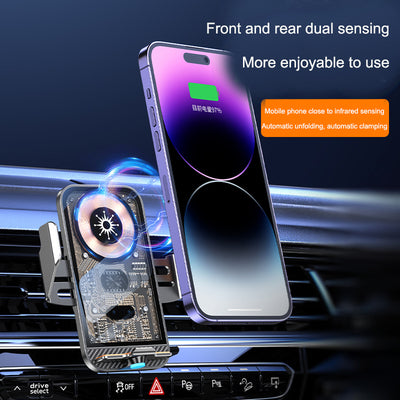 C11 car holder wireless phone charger infrared induction