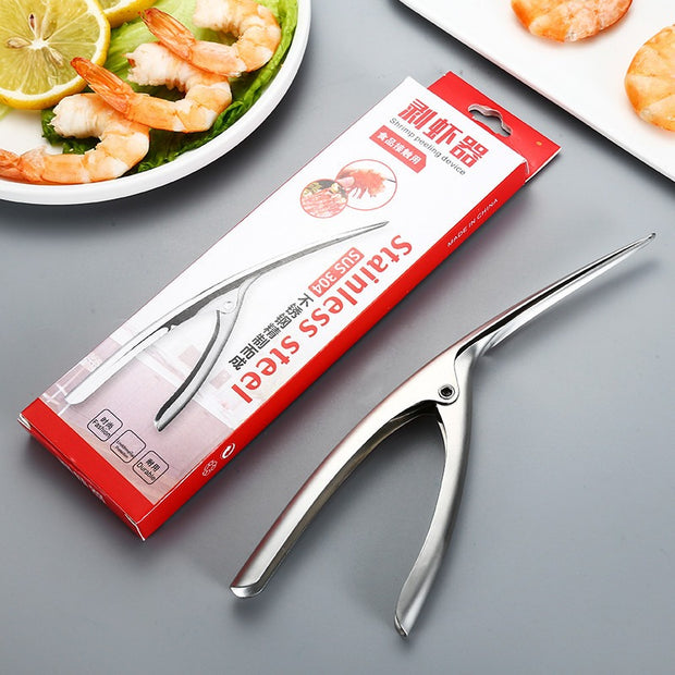 304 Stainless Steel Shrimp Peeler Practical Shrimp Peeling Pliers Shrimp