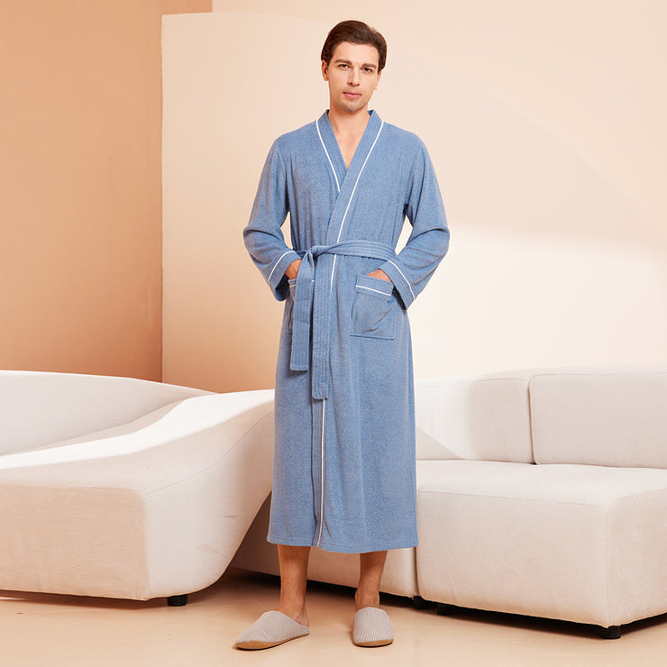 Bathrobe men's and women's towel fabric