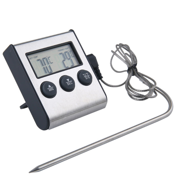 Kitchen Food Thermometer Electronic Timer Probe