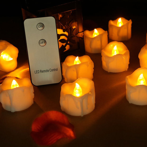 LED Electronic Candle Wedding Decoration Candle Soft Light Flashing