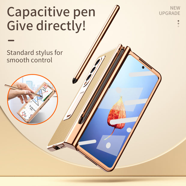 Samsung Fold3 phone case folding with pen