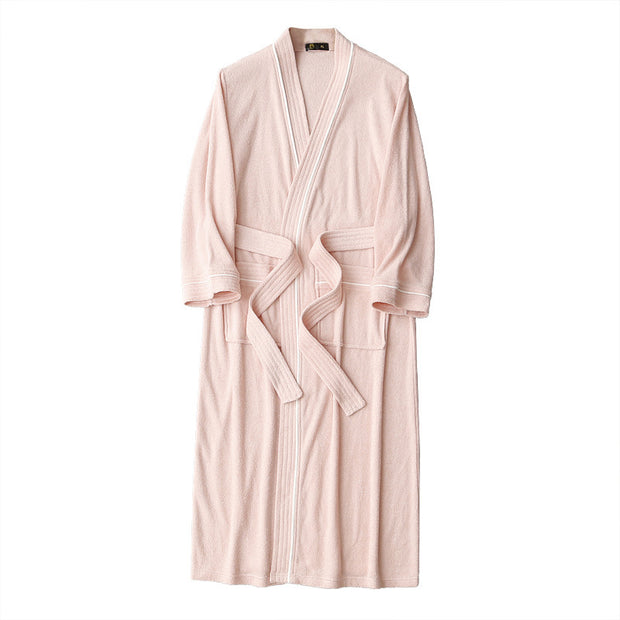 Bathrobe men's and women's towel fabric