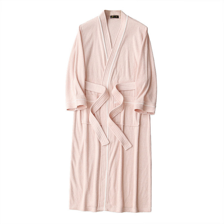 Bathrobe men's and women's towel fabric