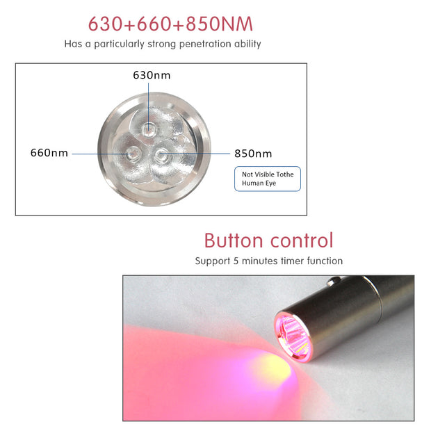 Led Therapy Flashlight Portable Beauty Lamp RL09A-Lite