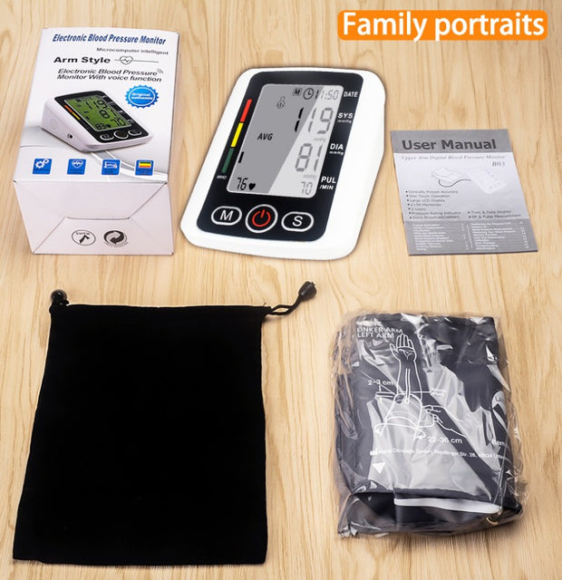 Automatic arm type electronic blood pressure meter