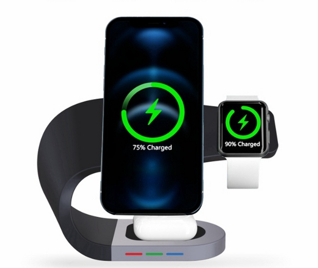 Magnetic suction multifunctional wireless charger suitable for iwatch