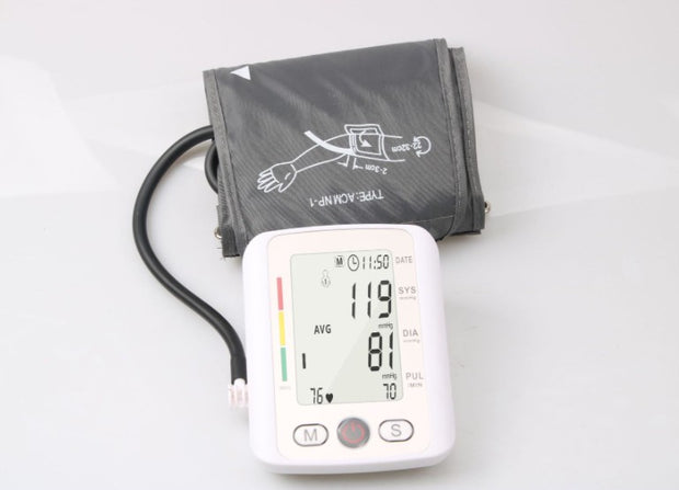 Automatic arm type electronic blood pressure meter