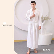 Thin satin bathrobe with quick drying water absorption for couples women's